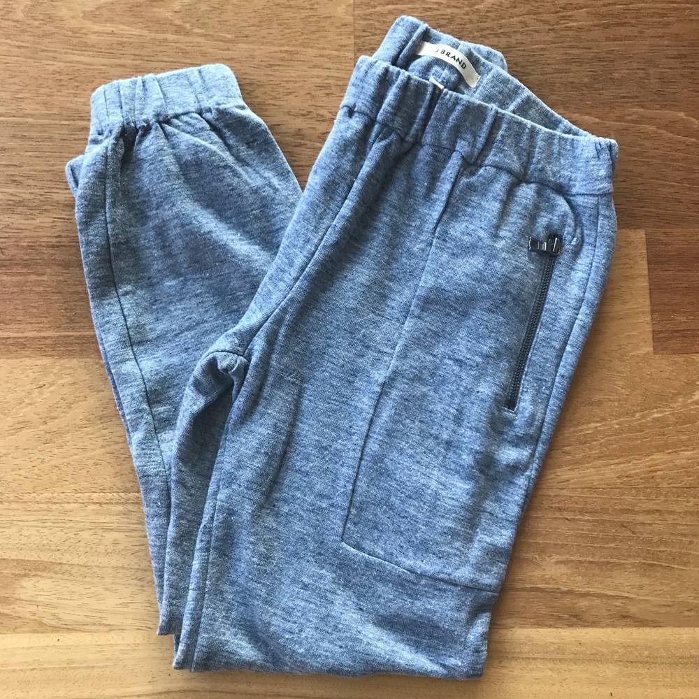 J Brand Susan Heathered Linen Blend Jogger Pant